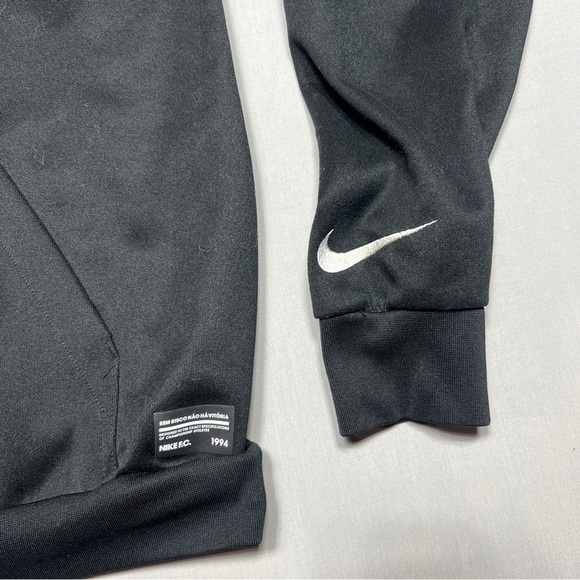 Nike F.C. Dri-Fit Men's Soccer Hoodie M Black Pullover Hooded Training Gym - Picture 5 of 14